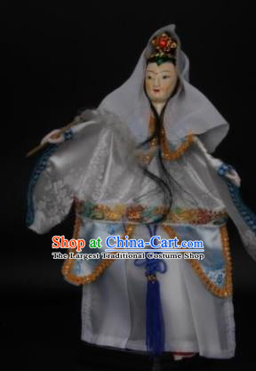 Chinese Traditional Beijing Opera Avalokitesvara Marionette Puppets Handmade Puppet String Puppet Wooden Image Arts Collectibles