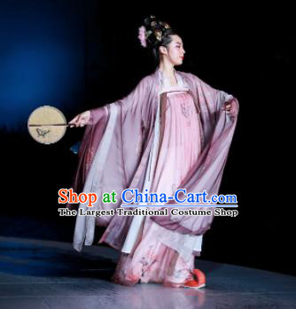 Chinese Traditional Tang Dynasty Imperial Consort Hanfu Dress Ancient Court Empress Replica Costumes for Women