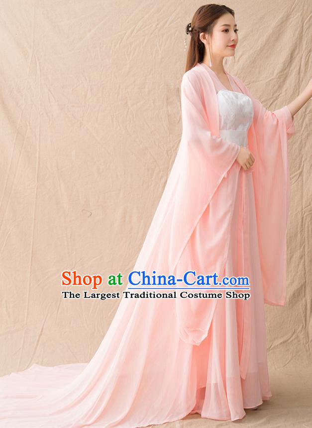 Traditional Chinese Northern and Southern Dynasties Princess Hanfu Dress Ancient Drama Goddess Replica Costumes for Women