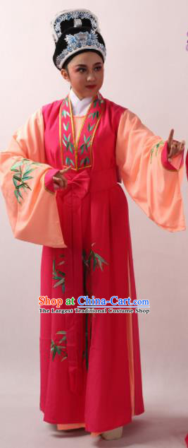 Traditional Chinese Shaoxing Opera Niche Li Menglong Costume Ancient Scholar Clothing for Men