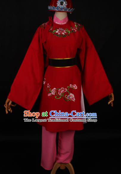 Traditional Chinese Shaoxing Opera Clown Costume Ancient Buffoon Embroidered Clothing for Men