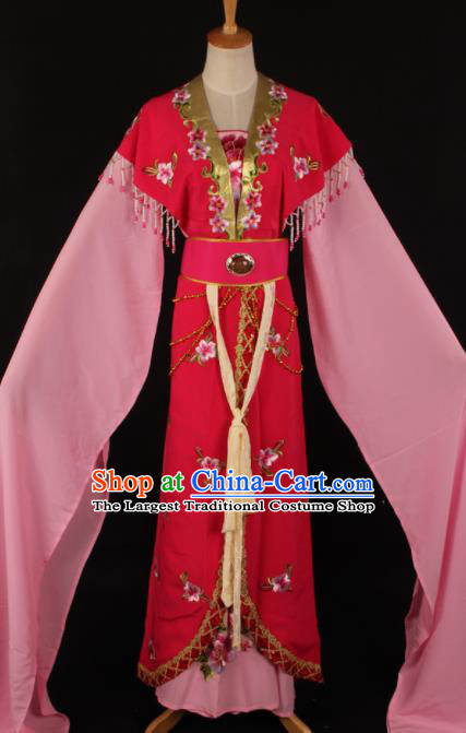 Chinese Traditional Shaoxing Opera Countess Rosy Dress Ancient Peking Opera Actress Costume for Women