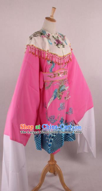 Chinese Beijing Opera Imperial Consort Pink Dress Ancient Traditional Peking Opera Actress Costume for Women