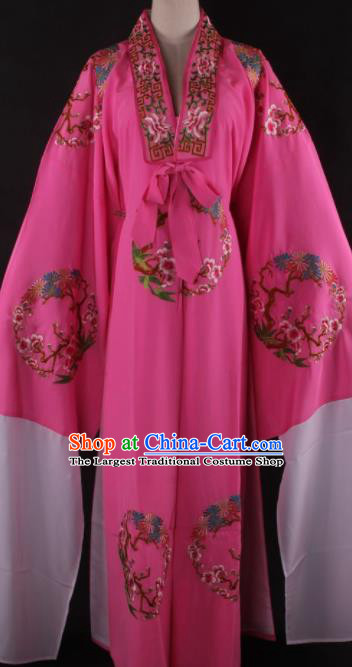 Traditional Chinese Shaoxing Opera Niche Gifted Scholar Rosy Robe Ancient Childe Costume for Men