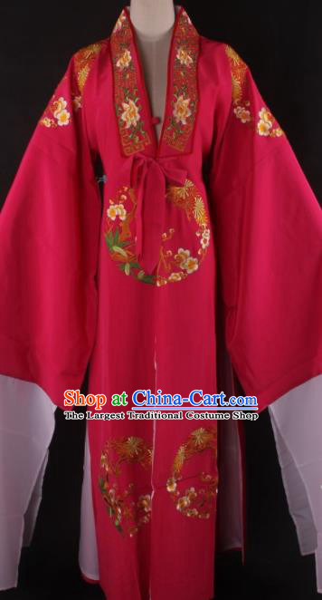 Traditional Chinese Shaoxing Opera Niche Gifted Scholar Peach Pink Robe Ancient Childe Costume for Men