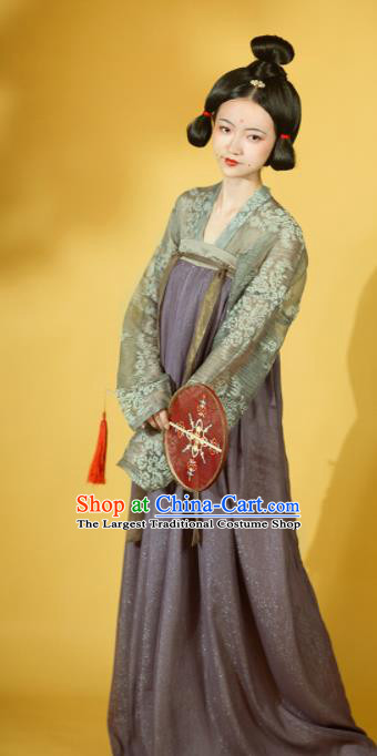 Chinese Ancient Drama Court Lady Hanfu Dress Traditional Tang Dynasty Palace Princess Replica Costumes for Women