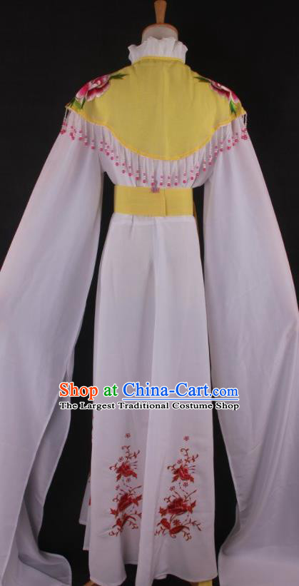 Professional Chinese Beijing Opera Princess Yellow Dress Ancient Traditional Peking Opera Diva Costume for Women