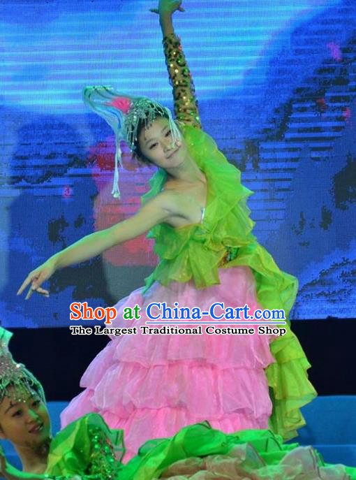 Traditional Chinese Mid Autumn Festival Gala Opening Dance Dress Stage Show Modern Dance Costume for Women