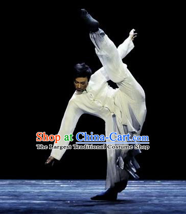 Traditional Chinese Classical Dance Cheng Feng Gui Qu Costume Solo Dance Clothing for Men