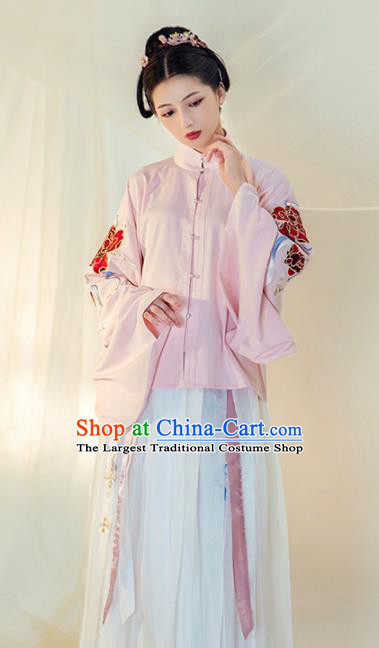 Chinese Ancient Nobility Lady Hanfu Dress Traditional Ming Dynasty Replica Costumes for Women