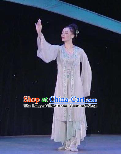 Traditional Chinese Classical Dance Ballet Competition Sheng Sheng Man Costume Stage Show Beautiful Dance Dress for Women