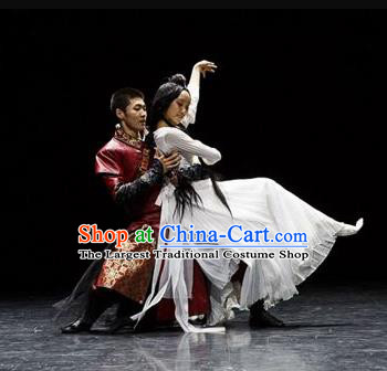 Beautiful Chinese Dance Yan Hua Yi Leng Costume Traditional Palace Dance Classical Dance Dress for Women