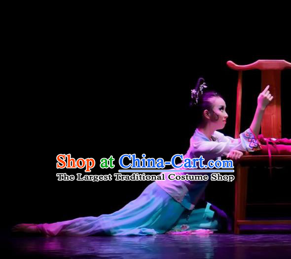 Traditional Chinese Classical Dance Competition Si Shi Gu Ren Gui Costume Stage Show Beautiful Dance Dress for Women