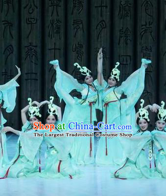 Beautiful Chinese Dance Court Yueren Dance Costume Traditional Classical Dance Dress for Women