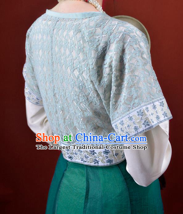 Chinese Traditional Tang Dynasty Palace Menservants Replica Costumes Ancient Court Maid Hanfu Dress for Women