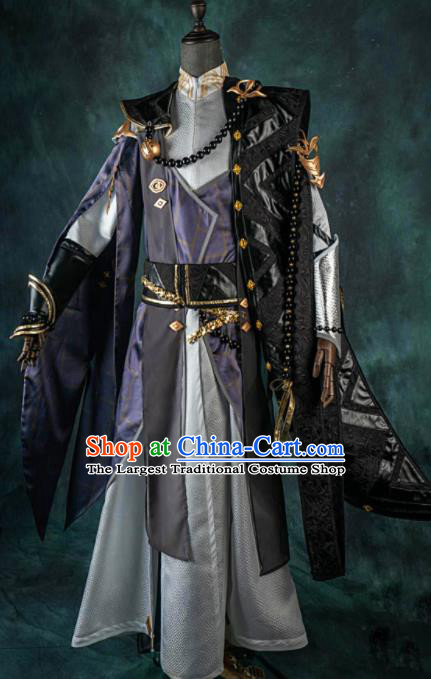 Chinese Ancient Drama Cosplay Knight Young General Clothing Traditional Hanfu Swordsman Costume for Men