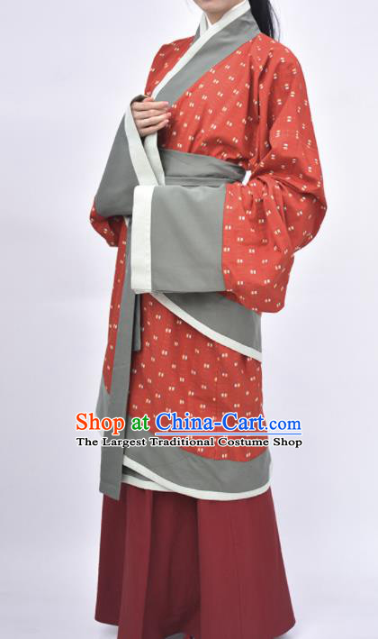 Chinese Traditional Han Dynasty Court Maid Replica Costumes Ancient Imperial Consort Hanfu Dress for Women