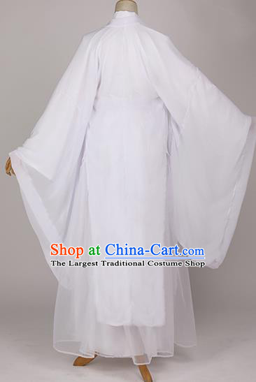 Chinese Ancient Cosplay Peri White Dress Traditional Hanfu Song Dynasty Princess Costume for Women