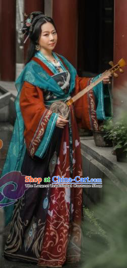 Chinese Traditional Cosplay Imperial Consort Dress Custom Ancient Swordswoman Princess Costume for Women