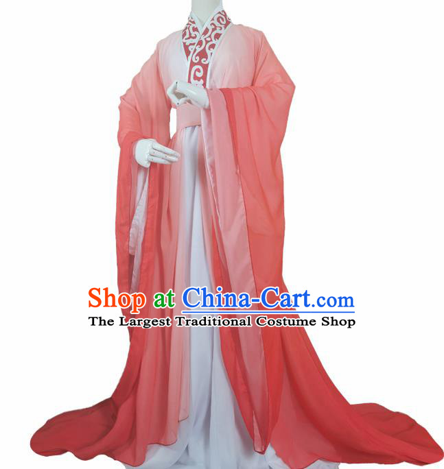 Chinese Ancient Cosplay Swordsman Orange Clothing Custom Traditional Royal Prince Costume for Men