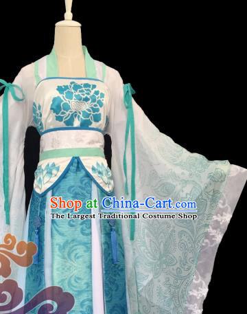 Traditional Chinese Cosplay Palace Princess Dress Ancient Court Lady Swordswoman Costume for Women