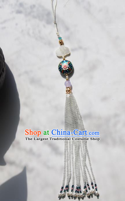 Chinese Ancient Court Tassel Brooch Traditional Princess Hanfu Breastpin Accessories for Women
