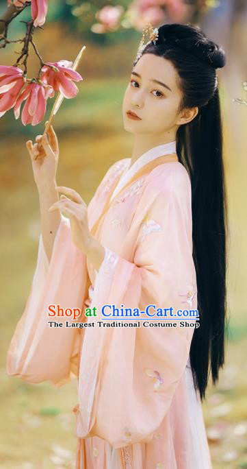 Traditional Chinese Ming Dynasty Nobility Lady Hanfu Dress Ancient Court Maid Replica Costumes for Women