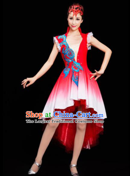 Chinese National Folk Dance Dress Traditional Classical Dance Costume for Women