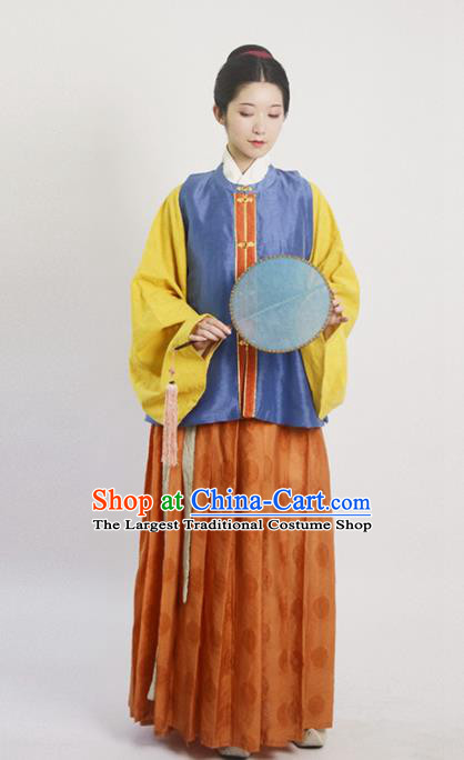 Traditional Chinese Ming Dynasty Nobility Lady Hanfu Dress Ancient Drama Princess Replica Costumes for Women