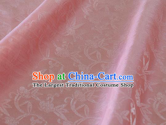 Asian Chinese Priest Frock Pink Silk Fabric Traditional Pattern Design Fabric Chinese Silk Fabric Material