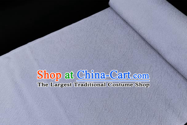 Chinese Traditional Pattern Design Light Purple Silk Fabric Asian Brocade China Hanfu Satin Material
