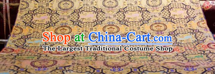 Chinese Traditional Pattern Design Purple Silk Fabric Asian China Hanfu Gambiered Guangdong Mulberry Silk Material