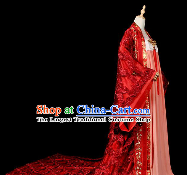 Chinese Traditional Tang Dynasty Palace Lady Dress Ancient Court Princess Costume for Women