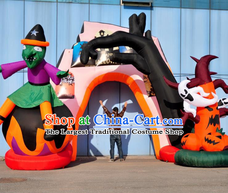 Large Halloween Inflatable Models Haunted House Inflatable Arches