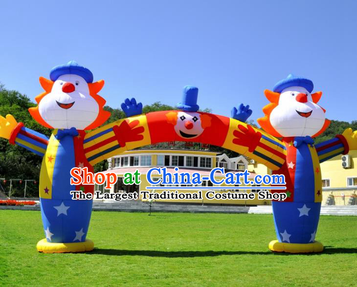 Large Kindergarten Inflatable Clown Archway Product Models Christmas Inflatable Arches