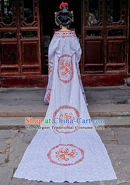 Chinese Drama Ancient Court Queen Costumes Traditional Tang Dynasty Imperial Empress Wu Zetian Hanfu Dress for Women