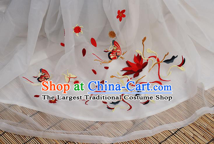 Chinese Ancient Female Civilian Hanfu Dress Traditional Song Dynasty Young Lady Costumes for Women