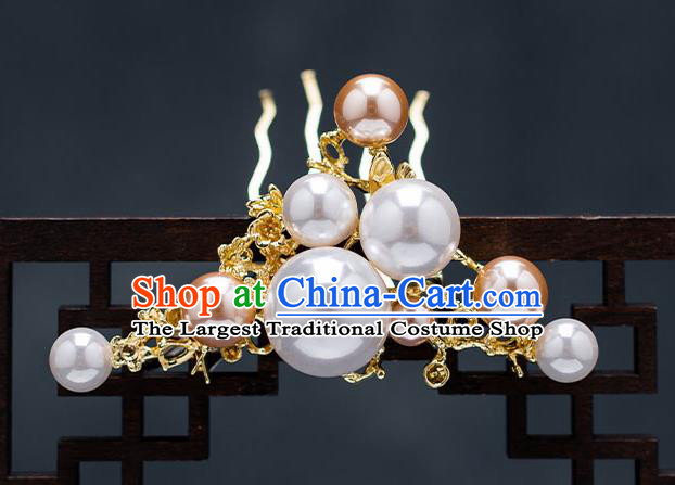 Top Chinese Traditional Wedding Luxury Hair Comb Bride Handmade Hairpins Hair Accessories Complete Set