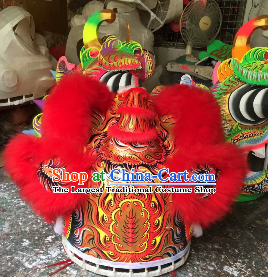 Traditional Fut San Lion Dance Costume  Complete Sets