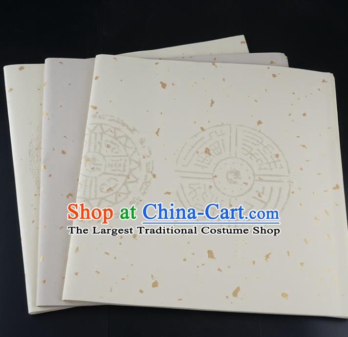 Traditional Chinese Classical Pattern Calligraphy White Scroll Paper Spring Festival Handmade Couplet Xuan Paper Craft