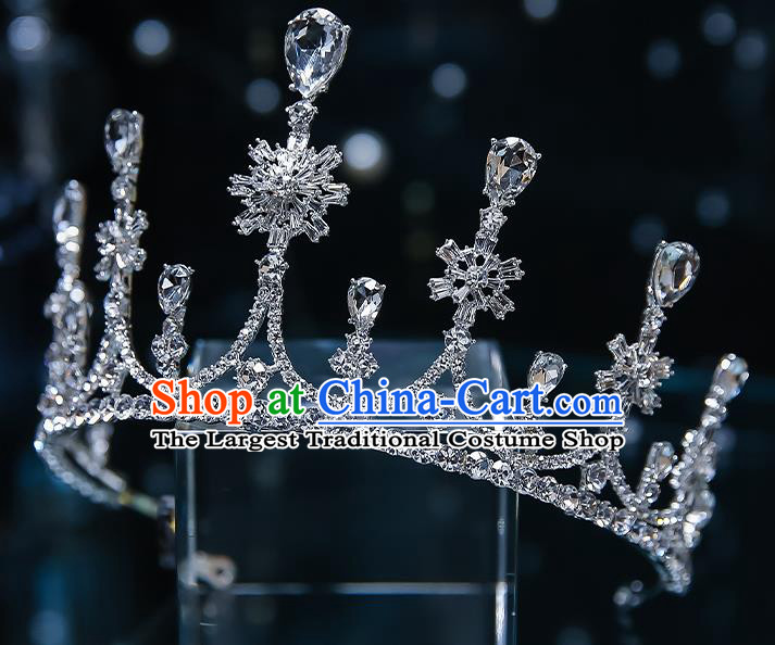 Handmade Baroque Hair Accessories Classical European Princess Accessories Wedding Bride Zircon Royal Crown