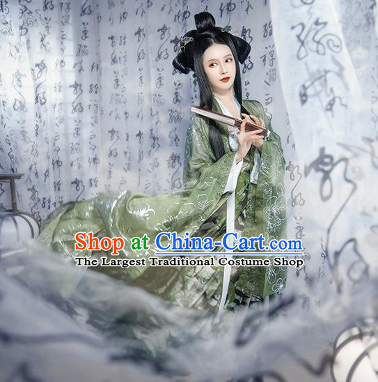 Chinese Traditional Hanfu Tang Dynasty Imperial Consort Costumes Ancient Noble Woman Garment Cloak Blouse and Dress Full Set