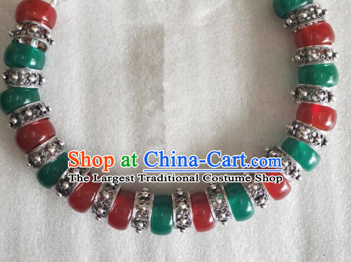 China Dong Ethnic Folk Dance Jewelry Accessories Hmong Minority Female Retro Necklace