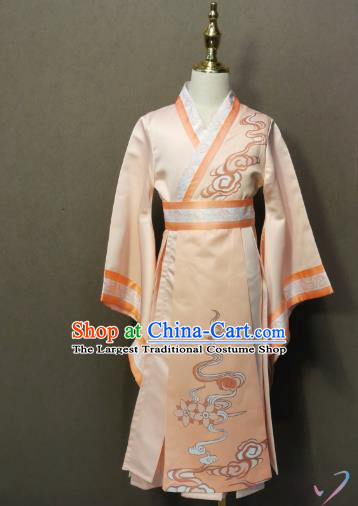China Traditional Costumes Ancient Children Hanfu Robe Scholar Clothing for Kids