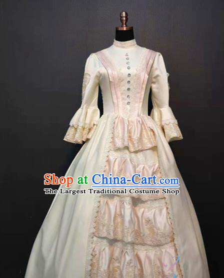 Traditional Europe Court Clothing Noble Princess Dress Waltz Dance Costume