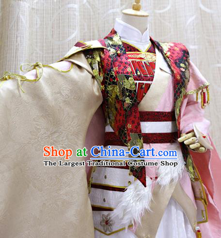 Traditional Cosplay Chivalrous Knight Swordsman Ying Chuixue Costumes Custom China Ancient Prince Clothing