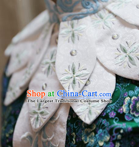 China Cosplay Female Swordsman Green Dress Custom Clothing Traditional Ancient Chivalrous Woman Costumes Full Set
