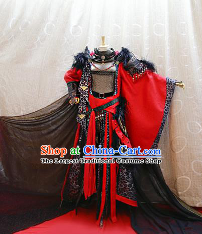 Cosplay Royal Lord Yuanxie Costumes Custom China Ancient Emperor Clothing with Cape