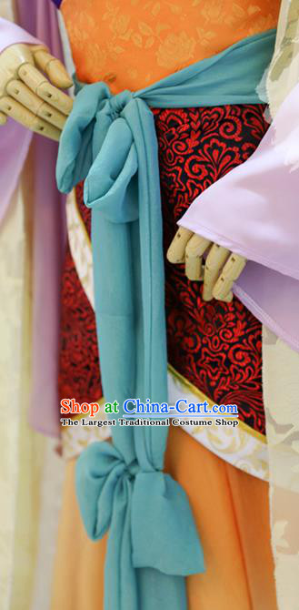 China Cosplay Goddess Hanfu Dress Custom Clothing Traditional Ancient Palace Lady Costumes Full Set