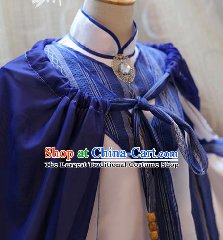 Cosplay Noble Childe Shi Jiuru Costumes Custom China Ancient Swordsman Clothing